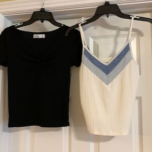Hollister and American Eagle bundle of two Medium crop tops